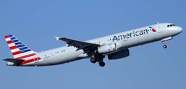 American Airbus A321-231 N507AY, Phoenix Sky Harbor, December 22, 2014